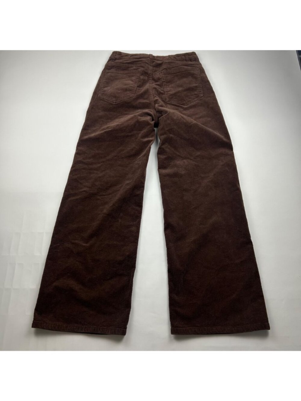 H&M Divided Chocolate Brown Corduroy Wide Leg Pant 8 - Picture 5 of 6